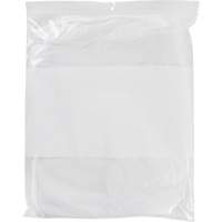 White Block Poly Bags, Reclosable, 15" x 12", 2 mils SPOC Demo