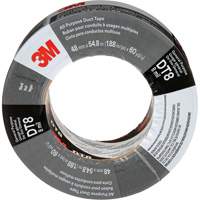 DT8 All-Purpose Duct Tape, 8 mils, Black, 48 mm (2") x 55 m (180') SPOC Demo