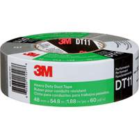 DT11 Heavy-Duty Duct Tape, 11 mils, Silver, 48 mm (2") x 55 m (180') SPOC Demo
