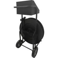 Strapping Dispenser, Polyester/Steel/Polypropylene Straps, 16"/8" Core Dia., 3"/8"/6" Roll Width SPOC Demo