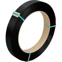 Strapping, Polyester, 5/8" W x 1800' L, Black, Manual Grade SPOC Demo