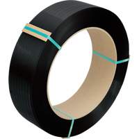 Strapping, Polyester, 1/2" W x 5800' L, Black, Manual Grade SPOC Demo