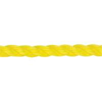 Corde jaune tress&eacute;e 3/8", Polypropyl&egrave;ne, 630' SPOC Demo