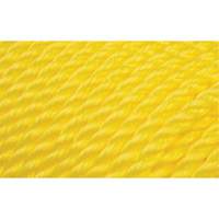 Corde jaune tress&eacute;e 3/8", Polypropyl&egrave;ne, 630' SPOC Demo