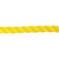 Corde jaune tress&eacute;e 5/8", Polypropyl&egrave;ne, 200' SPOC Demo
