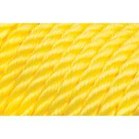 Corde jaune tress&eacute;e 5/8", Polypropyl&egrave;ne, 200' SPOC Demo