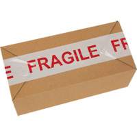 "Fragile" Box Sealing Tape, Hot Melt Adhesive, 2 mils, 48 mm (2") x 100 m (328') SPOC Demo