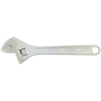 AW-12 Adjustable Wrench, 12" L, 1-1/2" Max Width, Chrome SPOC Demo