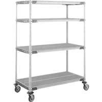 MetroMax I&reg; Stem Caster Cart, 4 Tiers, 24" x 69" x 60", 900 lbs. Capacity SPOC Demo
