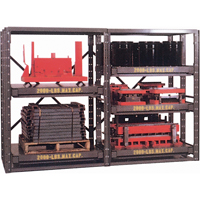 E-Z Glide Shelving, Steel, Roll Out, 2000 lbs. Capacity, 36" W x 62.5" H x 36" D SPOC Demo