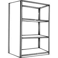 &eacute;l&eacute;ment de rayonnage Interlok, Acier, Sans boulons, Capacit&eacute; 800 lb, 36" la x 76" h x 24" p SPOC Demo