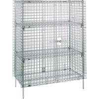 Security Carts, 5 Tiers, 38-1/2" W x 66-13/16" H x 21-1/2" D SPOC Demo