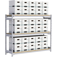 &eacute;tag&egrave;re-classeur de grande largeur, Acier, 3 Tablettes, 72" la x 18" p x 60" h SPOC Demo