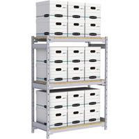 &eacute;tag&egrave;re-classeur de grande largeur, Acier, 3 Tablettes, 42" la x 18" p x 60" h SPOC Demo