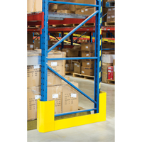 Racking Aisle Protectors, 3" W x 53" L x 16" H, Safety Yellow SPOC Demo