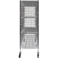 Security Cart, Chrome Plated, 60" x 69" x 24", 500 lbs. Capacity SPOC Demo