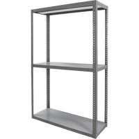 Heavy-Duty Shelving, Steel, Bolted, 3000 lbs. Capacity, 36" W x 72" H x 18" D SPOC Demo