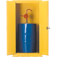 Drum Safety Cabinets, 55 US gal. Cap., Yellow SPOC Demo