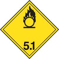 TDG Shipping Labels, Class 5.1, Oxidizing Substances, Paper SPOC Demo