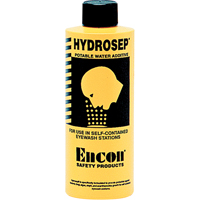 Hydrosep&reg; Water Treatment Additive for Self-Contained Pressurized Eyewash Station, 8 oz. SPOC Demo
