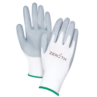 Lightweight Breathable Coated Gloves, 8/Medium, Foam Nitrile Coating, 13 Gauge, Polyester Shell SPOC Demo