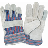 Standard-Duty Patch Palm Fitters Gloves, X-Large, Split Cowhide Palm, Cotton Inner Lining SPOC Demo