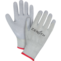 Gants enduits &agrave; doublure confortable en caoutchouc naturel, 11/2T-Grand, R&ecirc;vetement Latex de caoutchouc, Calibre 10, Enveloppe en Polyester/Coton SPOC Demo