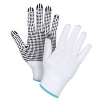Dotted String Knit Gloves, Poly/Cotton, Single Sided, 7 Gauge, X-Large SPOC Demo