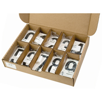 Num&eacute;ros autocollants, 0 &agrave; 9, 3-1/2" h, Noir sur blanc SPOC Demo
