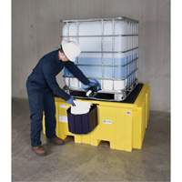 IBC Spill Pallet Plus&reg; Without Drain, 365 US gal. Spill Capacity, 62" x 62" x 28" SPOC Demo