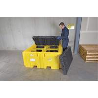 IBC Spill Pallet Plus&reg; Without Drain, 365 US gal. Spill Capacity, 62" x 62" x 28" SPOC Demo