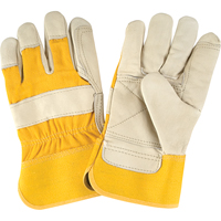 Premium Quality Fitters Gloves, Large, Grain Cowhide Palm, Cotton Inner Lining SPOC Demo