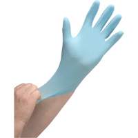 Puncture-Resistant Medical-Grade Disposable Gloves, Medium, Nitrile, 4.5-mil, Powder-Free, Blue, Class 2 SPOC Demo