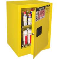 Armoire de s&eacute;curit&eacute; d'&eacute;tabli pour produits inflammables EX Sure-Grip, 24 gal., 1 Porte(s), 21" La x 27" h x 18" p SPOC Demo