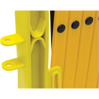 Barri&egrave;re Xpandit, 36" h x 11,5' lo, Noir/Jaune SPOC Demo