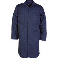 Lab Coat, Poly-Cotton, 46, Navy Blue SPOC Demo