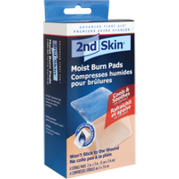 Compresses humides pour brûlures 2nd Skin, 2" x 3", Classe 2 SPOC Demo