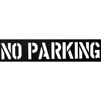 Pochoirs pour parc de stationnement, Anglais, 12" SPOC Demo