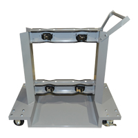 Mobile Cylinder Supports, Polyolefin Wheels, 24" W x 40" L Base, 1600 lbs. SPOC Demo