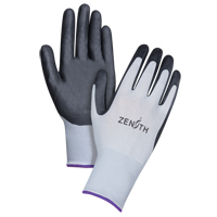 Lightweight Breathable Coated Gloves, 6/X-Small, Foam Nitrile Coating, 13 Gauge, Polyester Shell SPOC Demo