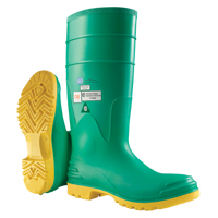Bottes aux genoux Hazmax 16", PVC, Embout Acier, Pointure 14, Semelle R&eacute;sistant aux perforations SPOC Demo
