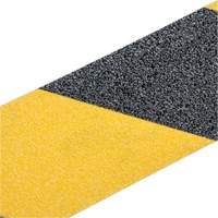 Premium Anti-Skid Tape, 2" x 60', Black & Yellow SPOC Demo