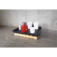 Ultra-Utility Trays&reg;, 36" L x 36" W x 4.75" H, 27 US gal. Spill Capacity SPOC Demo