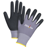 Gants ZX-1 de premi&egrave;re qualit&eacute; compatibles avec les &eacute;crans tactiles, 11/2T-Grand, R&ecirc;vetement Nitrile/Mousse de nitrile, Calibre 15, Enveloppe en Nylon SPOC Demo