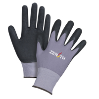 Gants ZX-1 de premi&egrave;re qualit&eacute; compatibles avec les &eacute;crans tactiles, 10/T-Grand, R&ecirc;vetement Nitrile/Mousse de nitrile, Calibre 15, Enveloppe en Nylon SPOC Demo