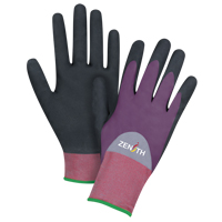 Gants enduits de premi&egrave;re qualit&eacute; ZX-2, 11/2T-Grand, R&ecirc;vetement Nitrile/Mousse de nitrile, Calibre 18, Enveloppe en Nylon SPOC Demo