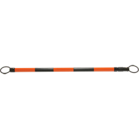Barre pour c&ocirc;ne de circulation r&eacute;tractable, Longueur d&eacute;ploy&eacute;e de 7' 5'', Noir/Orange SPOC Demo