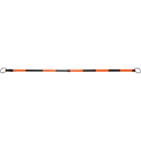 Barre pour c&ocirc;ne de circulation r&eacute;tractable, Longueur d&eacute;ploy&eacute;e de 7' 5'', Noir/Orange SPOC Demo