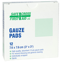 Gauze , Pad, 3" L x 3" W, Sterile, Medical Device Class 1 SPOC Demo