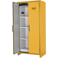 Armoire d'entreposage 90 minutes s&eacute;curitaire et conforme &agrave; la norme EN, 30 gal., 2 Porte(s), 35,16" La x 76,89" h x 24,21" p SPOC Demo